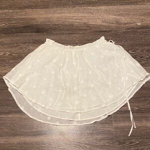 Aerie Embroidered Skirt